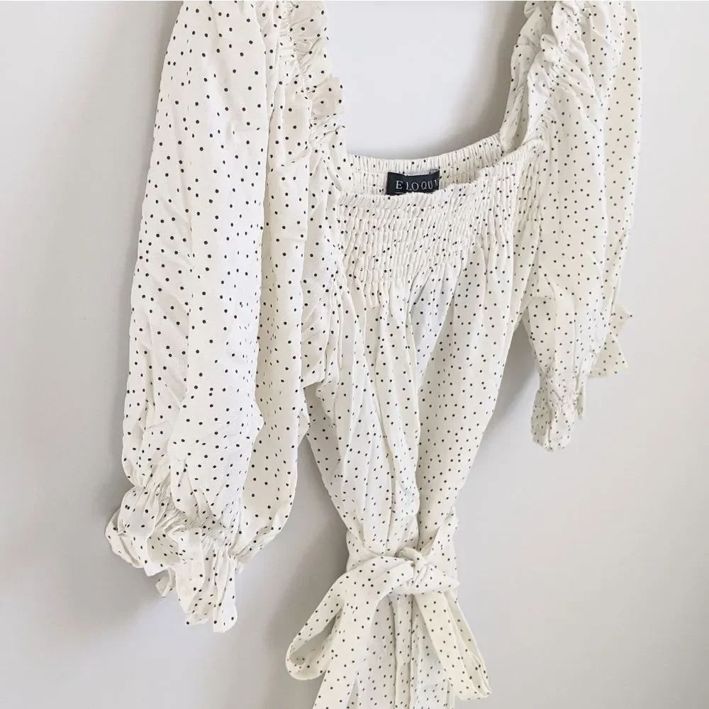 Eloquii Smocked Mini Dress - Picture 5 of 6